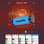 مكبر صوت بلوتوث لاسلكي متعدد الوظائف ZEALOT A2 مع مضخم صوت، ميكروفون مدمج، يدعم مكالمات بلوتوث و AUX وبطاقة TF وأضواء LED
