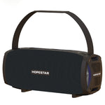 مكبر صوت بلوتوث محمول خارجي مقاوم للماء HOPESTAR H24 Pro TWS بنسيج منسوج مع ضوء إيقاعي، يدعم المكالمات بدون استخدام اليدين وقرص U وبطاقة TF و AUX 3.5 مم وراديو FM، H24 Pro أسود، H24 Pro رمادي، H24 Pro أزرق، H24 Pro أحمر