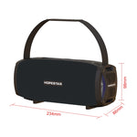 مكبر صوت بلوتوث محمول خارجي مقاوم للماء HOPESTAR H24 Pro TWS بنسيج منسوج مع ضوء إيقاعي، يدعم المكالمات بدون استخدام اليدين وقرص U وبطاقة TF و AUX 3.5 مم وراديو FM، H24 Pro أسود، H24 Pro رمادي، H24 Pro أزرق، H24 Pro أحمر