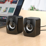A2 USB 2.0 Wire-controlled Non-luminous Mobile Phone Computer Mini Desktop Speaker, Non-luminous