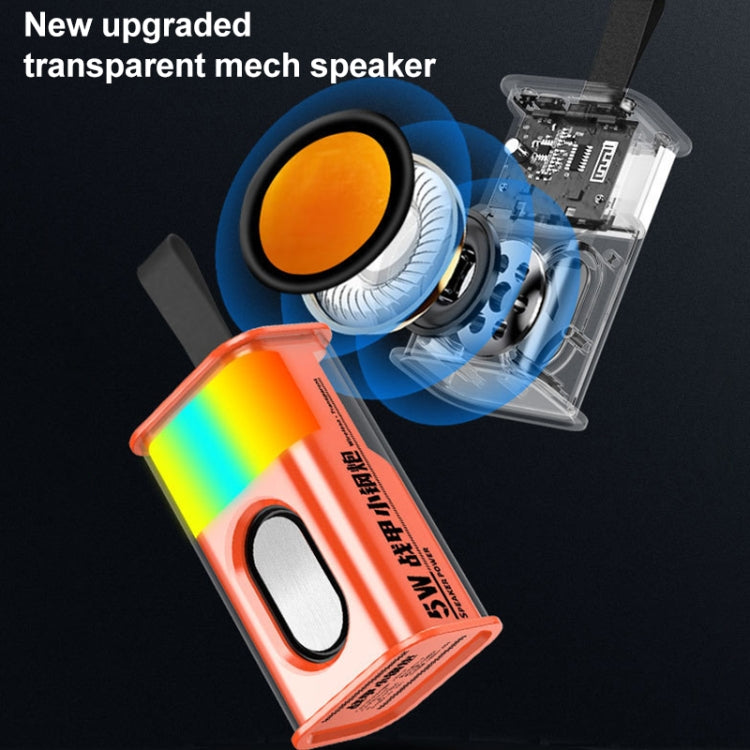 5W Portable Bullet TWS Wireless Bluetooth Speaker, (Grey), (Purple), (Orange), (Green)