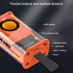 5W Portable Bullet TWS Wireless Bluetooth Speaker, (Grey), (Purple), (Orange), (Green)