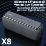 XDOBO X8 60W Wireless Bluetooth Speaker Outdoor Subwoofer Support TWS & TF Card, X8