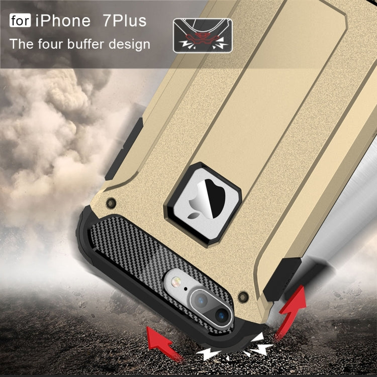 For iPhone 8 Plus & 7 Plus   Tough Armor TPU + PC Combination Case, For iPhone 7 Plus, For iPhone 8P & 7P
