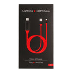 8 Pin Male to HDMI & USB Male Adapter Cable, Length: 2m, 8 Pin Male