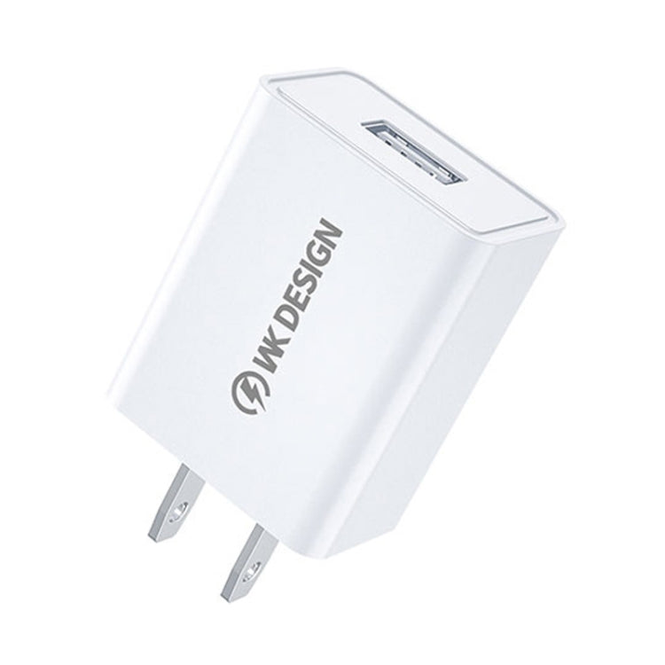 WK WP-U118 10 واط شاحن سفر بمنفذ USB واحد، محول طاقة، قابس US، WP-U118 قابس US