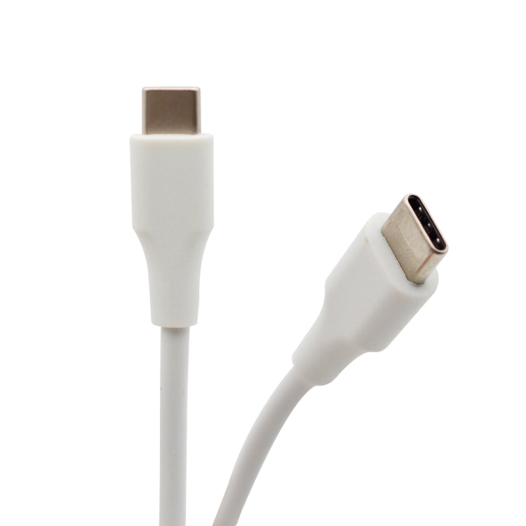 شاحن محمول بقوة 87 واط بمنفذ Type-C مع كابل شحن Type-C بطول 1.8 متر، قابس أوروبي، 87 واط قابس أوروبي