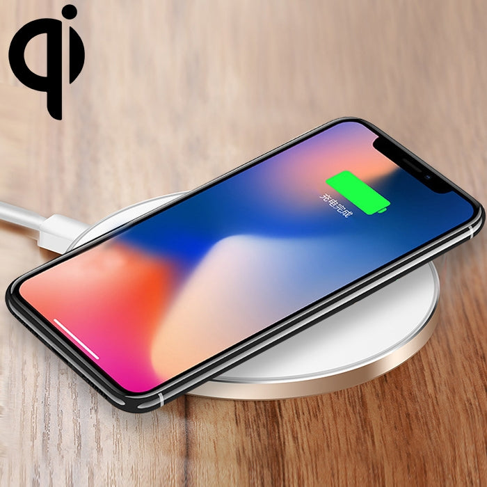 لوحة شحن لاسلكي سريعة فائقة النحافة من سبائك الألمنيوم GY-68 بمعيار Qi