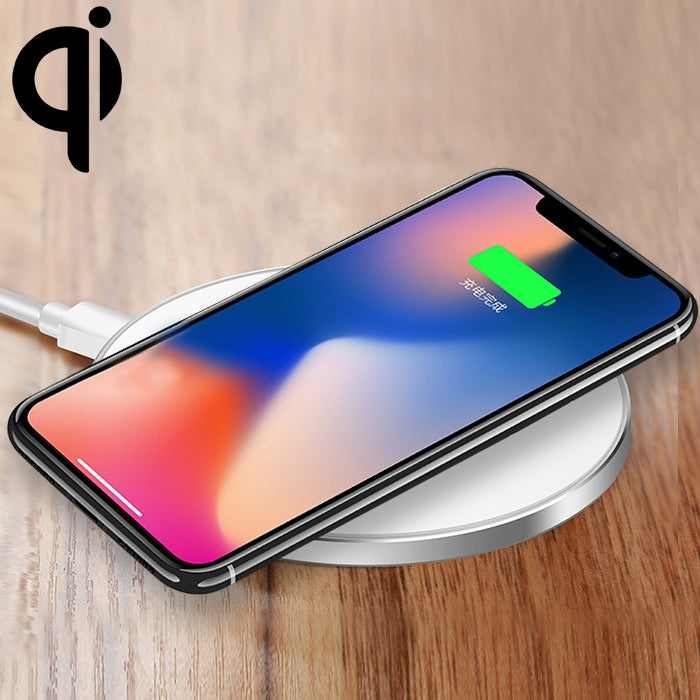 لوحة شحن لاسلكي سريعة فائقة النحافة من سبائك الألمنيوم GY-68 بمعيار Qi