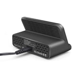 شاحن متعدد الوظائف 828W 7 في 1 بقدرة 60W مع واجهة USB QC 3.0 + 4 منافذ USB + واجهة USB-C / Type-C + شحن لاسلكي مع وظيفة حامل هاتف، قابس الولايات المتحدة، قابس الولايات المتحدة أسود، قابس الولايات المتحدة أبيض