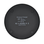 KD-1 Ultra-thin 10W Fast Charging Wireless Charger for Android Phones & iPhone, Fast Charging, Black