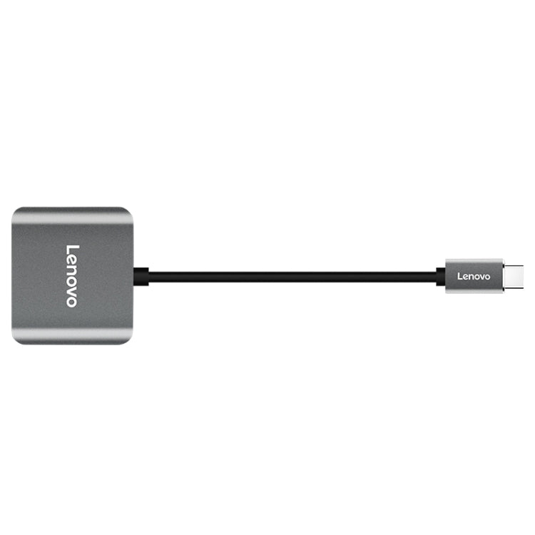 محول أصلي من Lenovo C02 USB-C / Type-C إلى HDMI + VGA