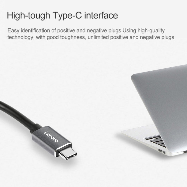 محول أصلي من Lenovo C02 USB-C / Type-C إلى HDMI + VGA