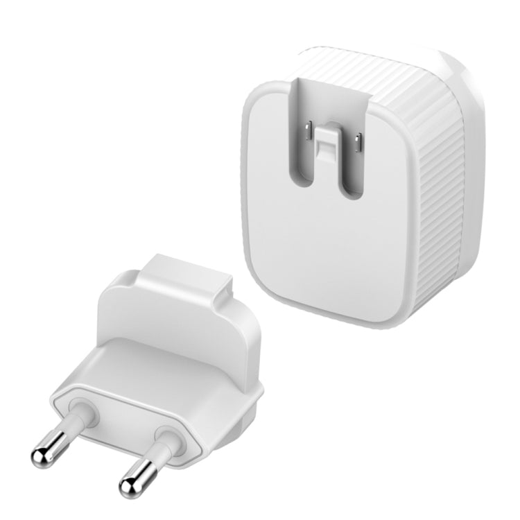 LDNIO A201 رأس شحن مزدوج USB 2.4 أمبير شاحن مباشر للسفر مع كابل بيانات Micro USB، Micro USB