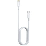 AWEI CL-68 كابل شحن سريع PD ونقل بيانات 3A من نوع Type-C / USB-C إلى 8 بن، الطول: 1 متر