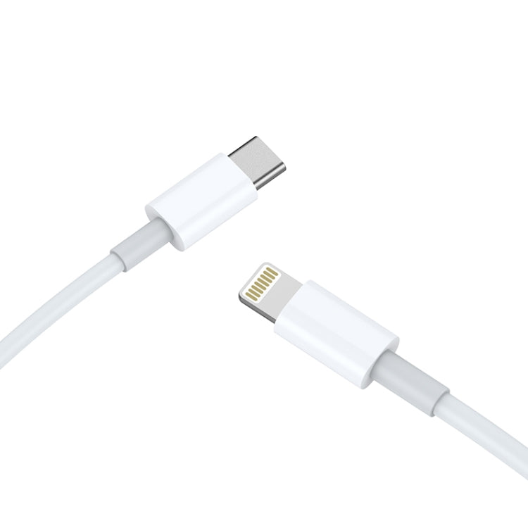 AWEI CL-68 كابل شحن سريع PD ونقل بيانات 3A من نوع Type-C / USB-C إلى 8 بن، الطول: 1 متر