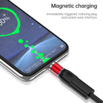 رأس شحن مغناطيسي 4 في 1 3A 8 دبابيس وUSB-C / Type-C وMicro USB من سبائك الزنك + مجموعة محول شحن مغناطيسي USB-C / Type-C، USB-C / Type-C