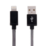 كابل بيانات / شاحن 1 متر برأس معدني على شكل شبكة 8 بن إلى USB