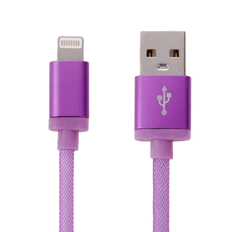 كابل بيانات / شاحن 1 متر برأس معدني على شكل شبكة 8 بن إلى USB