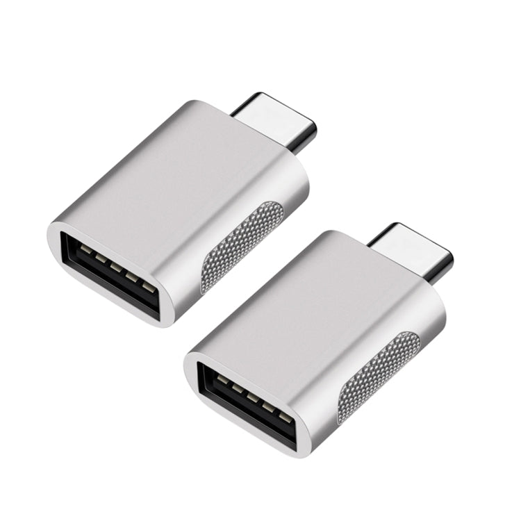 2 قطعة محول SBT-158 من USB-C / Type-C ذكر إلى USB 3.0 أنثى من سبيكة الزنك، SBT-158 أسود، SBT-158 ذهبي، SBT-158 وردي ذهبي، SBT-158 فضي