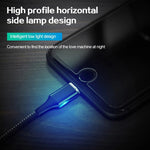 كابل بيانات مغناطيسي مضفر من النايلون M11 3 في 1 USB إلى 8 بن + Micro USB + USB-C / Type-C، طول الكابل: 1 متر، 3 أمبير