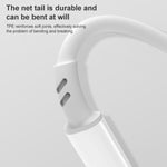 كابل شحن سريع 3A 3 في 1 USB إلى Type-C / 8 دبابيس / Micro USB، طول الكابل: 1.2 متر، أبيض