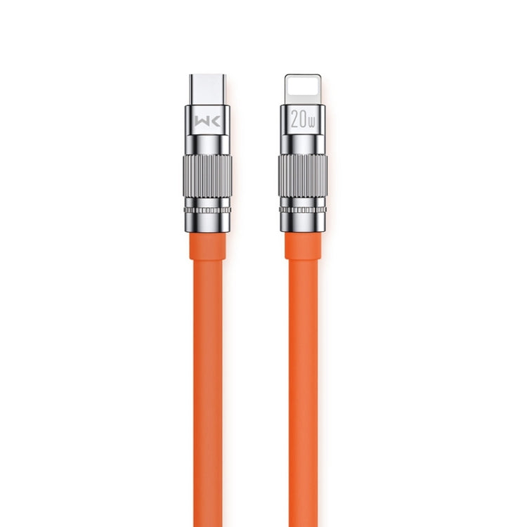 كابل بيانات شحن سريع WK WDC-187 سلسلة Qjie 20 واط USB-C/Type-C إلى 8 دبابيس، الطول: 1 متر