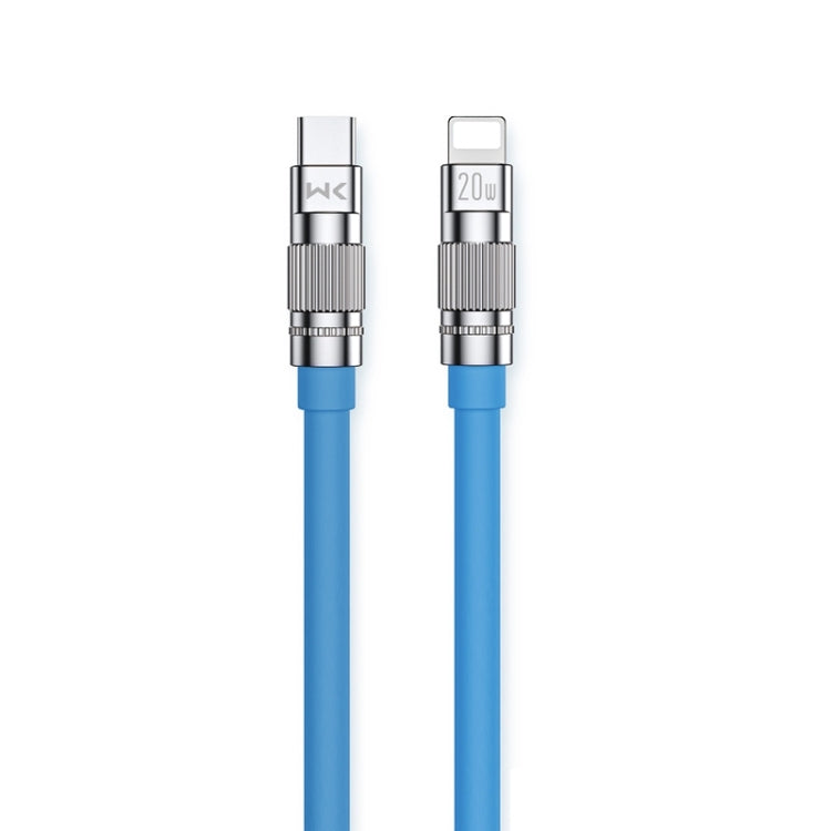 كابل بيانات شحن سريع WK WDC-187 سلسلة Qjie 20 واط USB-C/Type-C إلى 8 دبابيس، الطول: 1 متر