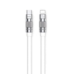 كابل بيانات شحن سريع WK WDC-187 سلسلة Qjie 20 واط USB-C/Type-C إلى 8 دبابيس، الطول: 1 متر