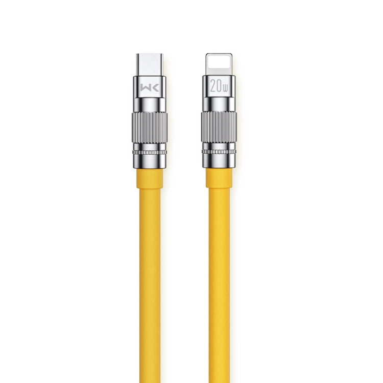 كابل بيانات شحن سريع WK WDC-187 سلسلة Qjie 20 واط USB-C/Type-C إلى 8 دبابيس، الطول: 1 متر