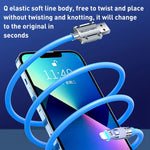 كابل بيانات شحن سريع WK WDC-187 سلسلة Qjie 20 واط USB-C/Type-C إلى 8 دبابيس، الطول: 1 متر