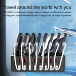 محطة شحن ذكية YFY-A55 بقدرة 150 واط مع 16 منفذ USB وحامل للهاتف والتابلت، قابس أمريكي، YFY-A55