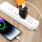 LZ-2117 18W QC3.0 3.1A USB Fast Charger, EU Plug, EU Plug