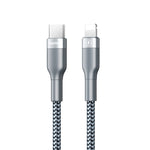 كابل بيانات شحن سريع REMAX RC-009i 1 متر 2.22 أمبير USB-C / Type-C إلى 8 دبابيس 20 واط PD