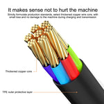 كابل بيانات شحن سريع IVON CA87 USB إلى 8 دبابيس TPE، طول الكابل: 1 متر، 8 دبابيس