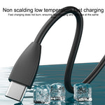 كابل بيانات شحن سريع IVON CA87 USB إلى 8 دبابيس TPE، طول الكابل: 1 متر، 8 دبابيس