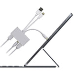 5 in 1 8 Pin + Type-C / USB-C + USB + TF Card + SD Card Multi-function Camera Reader Adapter, 5 in 1