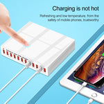 WLX-X6 120W 12 In 1 Multi-function Smart USB Charging Station
