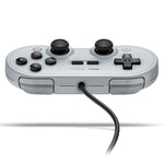 8Bitdo SN30 PRO USB Wired Gamepad Joystick for Swith / Steam / PC, SN30 PRO Wired(Grey)