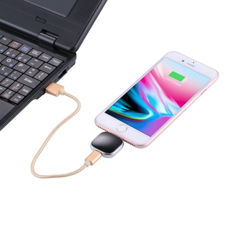 RQW-18S فلاش درايف متعدد الوظائف 8 بن بسعة 64 جيجابايت مع كابل USB / Micro USB إلى Micro USB، RQW-18S أسود