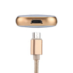 RQW-18S فلاش درايف متعدد الوظائف 8 بن بسعة 64 جيجابايت مع كابل USB / Micro USB إلى Micro USB، RQW-18S ذهبي