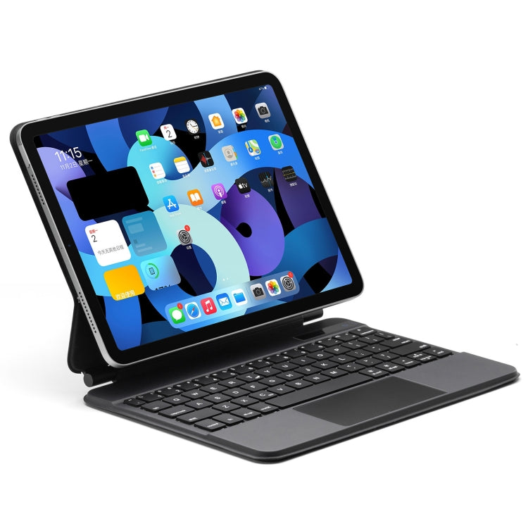 P109 Pro Ultra-thin Detachable Bluetooth Keyboard Leather Tablet Case with Touchpad & White Backlight for iPad Pro 11 inch 2021 / 2020 / 2018 & iPad Air 2020 10.9, P109 Pro