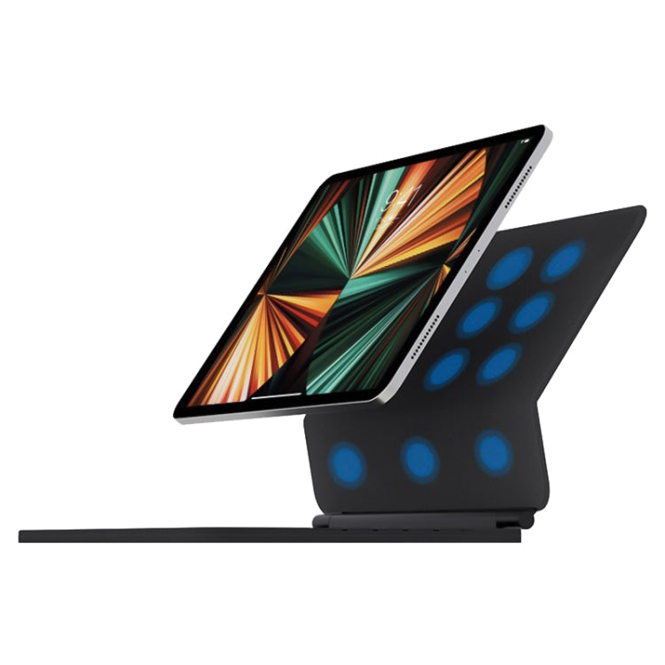 حافظة جلدية بلوحة مفاتيح بلوتوث معلقة سحرية لجهاز iPad Pro 11 2022 / 2021 / 2020 / 2018، لجهاز iPad Pro 12.9 2022 / 2021 / 2020 / 2018 T89