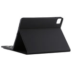TG11BS Detachable Bluetooth Black Keyboard + Microfiber Leather Tablet Case for iPad Pro 11 inch (2020), with Backlight & Pen Slot & Holder, Black Keyboard
