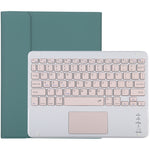 TG-102BC Detachable Bluetooth Pink Keyboard + Microfiber Leather Tablet Case for iPad 10.2 inch / iPad Air (2019), with Touch Pad & Pen Slot & Holder, Pink Keyboard