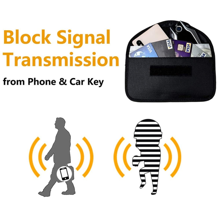 Universal Signal Blocker Oxford Cloth Shield Case Pouch Bag For Mobile Phones Below 5.8 inch, Size: 20*10cm, 20x10cm Black, 20x10cm Pink, 20x10cm Khaki