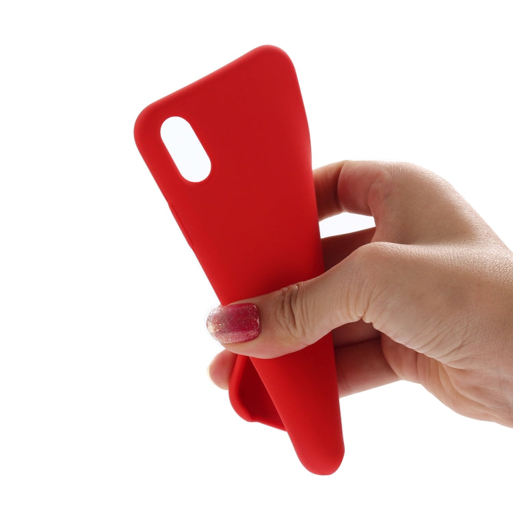 For iPhone XR Four Corners Full Coverage Liquid Silicone Case, For XR, XR