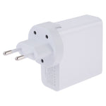 شاحن حائطي للسفر A3P بحد أقصى 3 أمبير بمنفذ USB-C / Type-C + QC3.0 + منفذي USB مزدوجين، 4 منافذ، قابس أوروبي