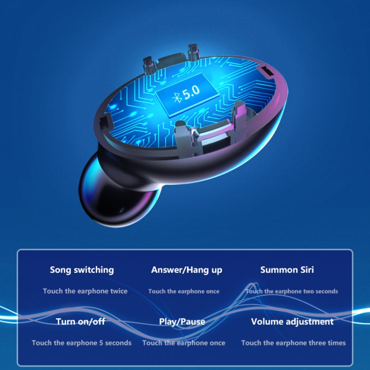 سماعة أذن بلوتوث A9 TWS مع إلغاء الضوضاء المزدوج CVC8.0 و DSP مع صندوق شحن مغناطيسي وشاشة رقمية LED، تدعم اللمس والمكالمات عالية الدقة وسيري وبنك طاقة، A9