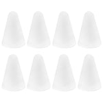 8 PCS Non-slip Mute Wear-resistant Nib Cover for Apple Pencil 1 / 2, Transparent, White, Dark Blue, Mint Green